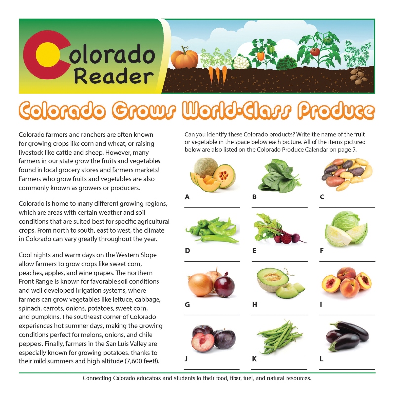 Colorado Grows World-Class Produce